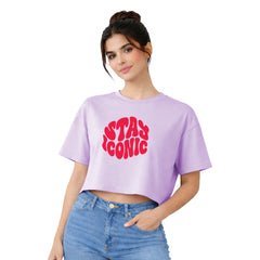 BestyPop Women’s Oversized Half Sleeve Crop Top