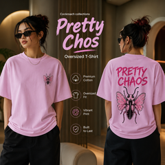 BestyPop Women’s Oversized T-Shirt - Pretty Chaos
