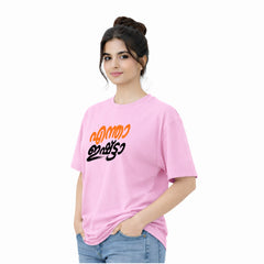 BestyPop Crew Neck oversized t-shirt - എന്താ ഇഷ്ട്ടാ(225 GSM heavyweight fabric)