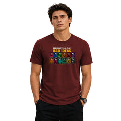 Freethinker | Arif Men's Bad Idea Crew Neck T-Shirt - (170 GSM single jersey)