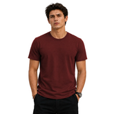 BestyPop Men’s Plain Round Neck T-Shirt