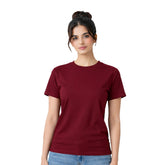 BestyPop Women’s Plain Round Neck T-Shirt