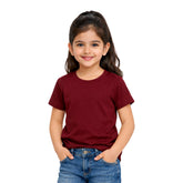 BestyPop Girl’s Plain Round Neck T-Shirt