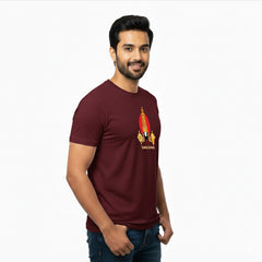 BestyPop Men’s Graphic Print Round Neck T-Shirt-Tirupathi Balaji (170 GSM single jersey)