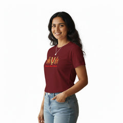 BestyPop Women’s Graphic Print Round Neck T-Shirt-Thirupathi Balaji (170 GSM single jersey)