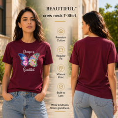 Bestypop Women's Crew Neck t-shirt