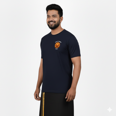 BestyPop Men’s Graphic Print Round Neck T-Shirt- Ayyappan
