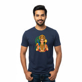 BestyPop Men’s Graphic Print Round Neck T-Shirt- Murugan (170 GSM single jersey)