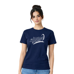 Bestypop Women's Crew Neck t-shirt - ചുള്ളത്തി(170 GSM single jersey)