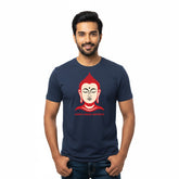 BestyPop Men’s Graphic Print Round Neck T-Shirt- Buddha (170 GSM single jersey)