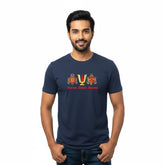 BestyPop Men’s Graphic Print Round Neck T-Shirt-Tirupathi Balaji (170 GSM single jersey)