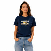 Freethinker | Arif Women's Homosapiens Neck T-Shirt - (170 GSM single jersey)