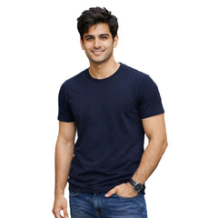 BestyPop Men’s Plain Round Neck T-Shirt