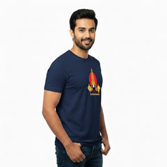 BestyPop Men’s Graphic Print Round Neck T-Shirt-Tirupathi Balaji (170 GSM single jersey)