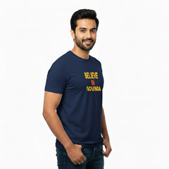 BestyPop Men’s Graphic Print Round Neck T-Shirt-Tirupathi Balaji (170 GSM single jersey)