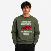 BestyPop Men’s Graphic Print Round Neck Sweatshirt - 270 GSM