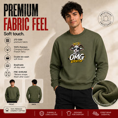 Freethinker | Arif Men's Sweatshirt full sleeve - (270 GSM, unbrushed)