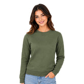 BestyPop Women’s Plain Round Neck Sweatshirt