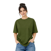 BestyPop Women’s Oversized Plain T-Shirt