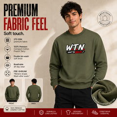 Freethinker | Arif Men's WTN Sweatshirt full sleeve - (270 GSM, unbrushed)
