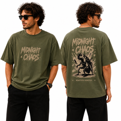 BestyPop Men’s Oversized T-Shirt - MidNight Chaos