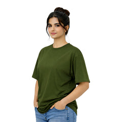 BestyPop Women’s Oversized Plain T-Shirt
