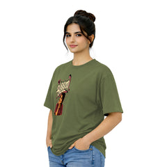 BestyPop Crew Neck oversized t-shirt - ചുള്ളത്തി(225 GSM heavyweight fabric)