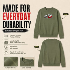 Freethinker | Arif Women's WTN Sweatshirt full sleeve - (270 GSM, unbrushed)