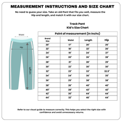 Demo Listing - Kid's Track Pant - 220 GSM Super Poly (100% Polyester) - Style Code: 1033