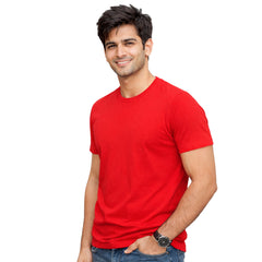BestyPop Men’s Plain Round Neck T-Shirt