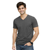 BestyPoP Men’s Plain V-Neck T-Shirt