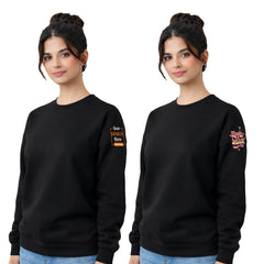 Bestypop Women Round Neck sweatshirt T-shirt – Customize