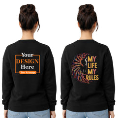 Bestypop Women Round Neck sweatshirt T-shirt – Customize