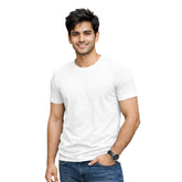 BestyPop Men’s Plain Round Neck T-Shirt