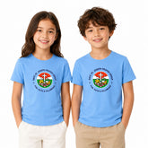 SACC St. Joseph Prayer Group Kids unisex crew neck – Luke 1:37 T-Shirt (170 GSM)