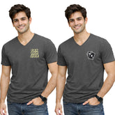 BestyPop Men’s Plain V-Neck T-Shirt-Customize