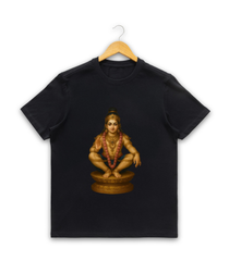 BestyPop Men’s Graphic Print Round Neck T-Shirt- Ayyappan (170 GSM single jersey)