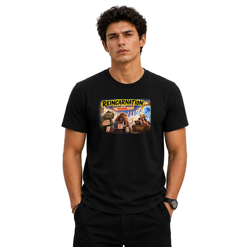 Freethinker | Arif Men's Reincarnation Crew Neck T-Shirt - (170 GSM single jersey)