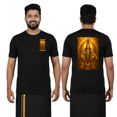 BestyPop Men’s Graphic Print Round Neck T-Shirt- Ayyappan