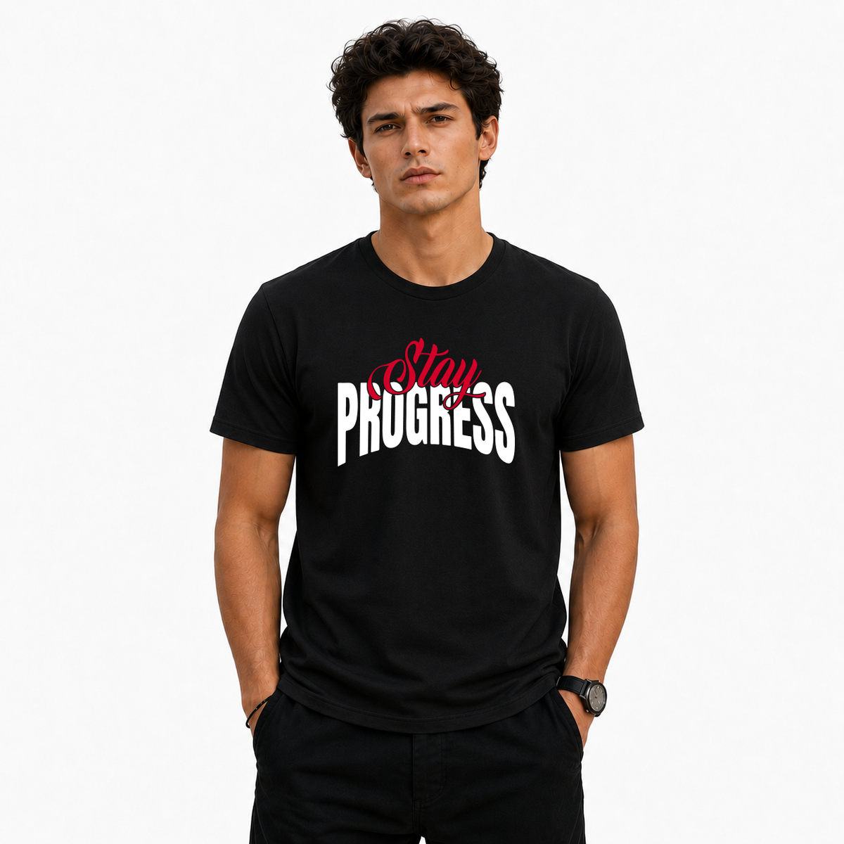 Bestypop Men's Crew Neck t-shirt