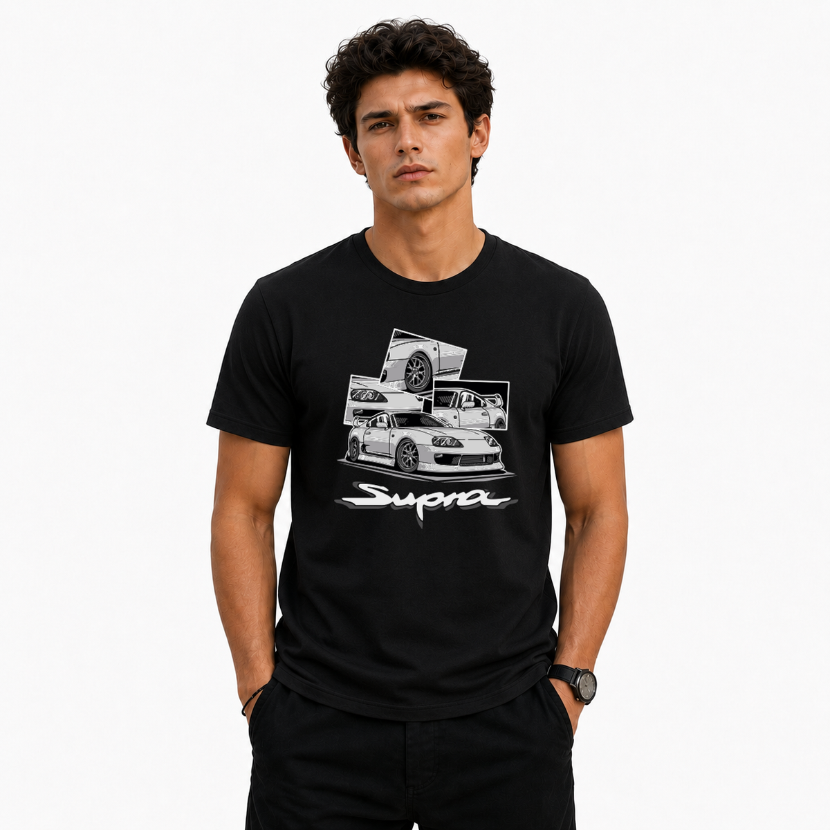 Bestypop Men's Crew Neck t-shirt