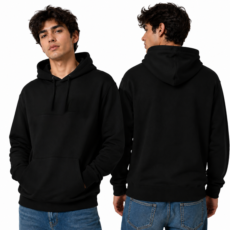 BestyPop Men’s Plain Hoodie
