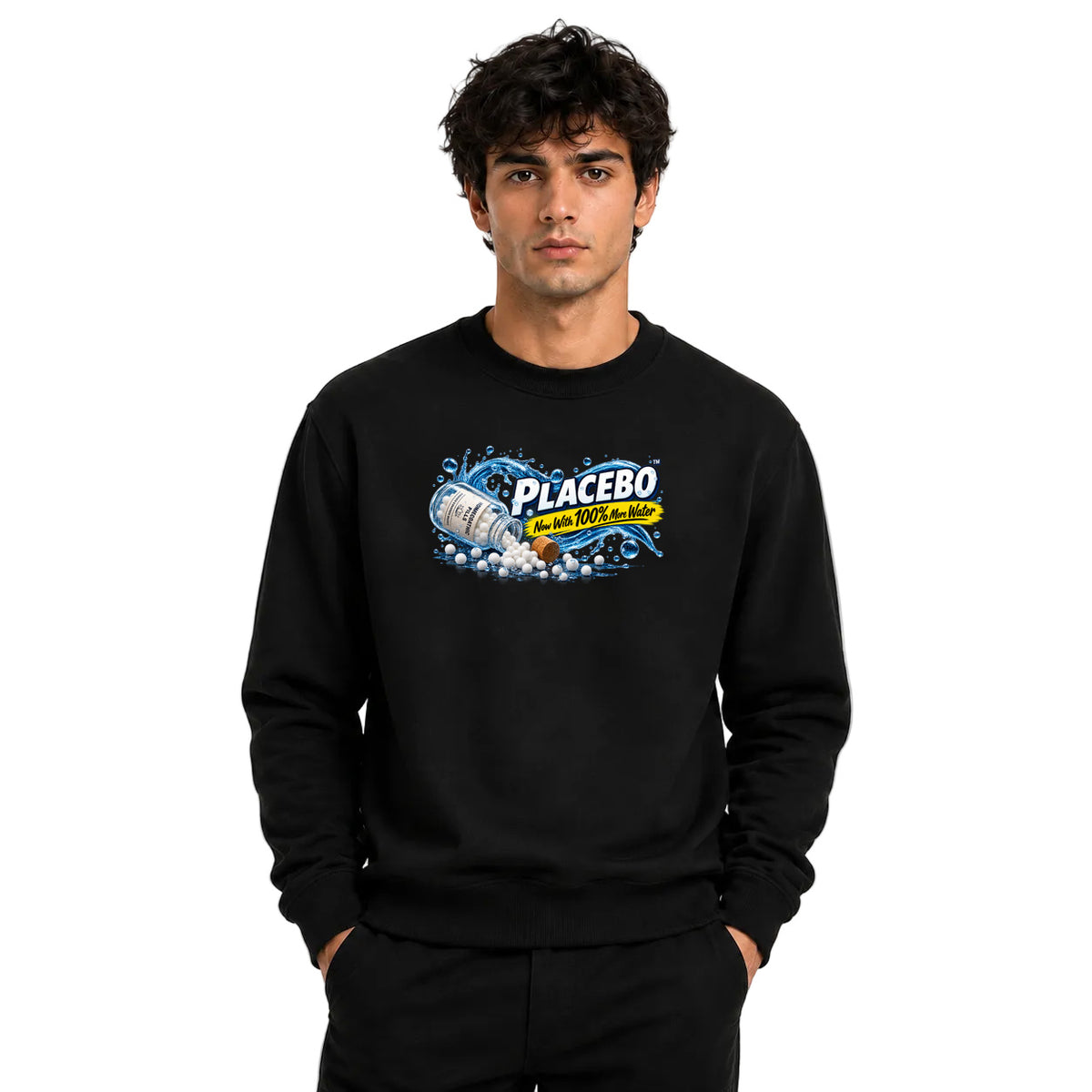 Freethinker | Arif  Placebo Sweatshirt full sleeve - (270 GSM, unbrushed)