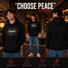 BestyPop Men’s Graphic Print Hoodie - 320 GSM