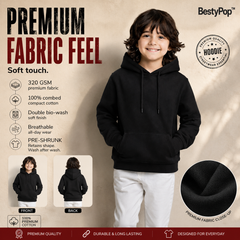 BestyPop Boy’s Plain Hoodie