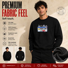 Freethinker | Arif Men's Faith Lost Sweatshirt full sleeve - (270 GSM, unbrushed)