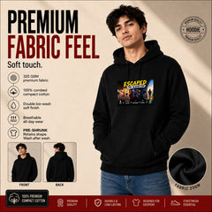 Freethinker | Arif  Men's Escaped The Algorithm Hoodies - (320 GSM 3-thread loop knit, unbrushed fabric)