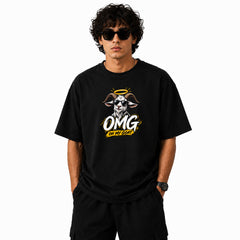 Freethinker | Arif Men's Crew neck Oversized T-Shirt - (225 GSM heavyweight fabric)