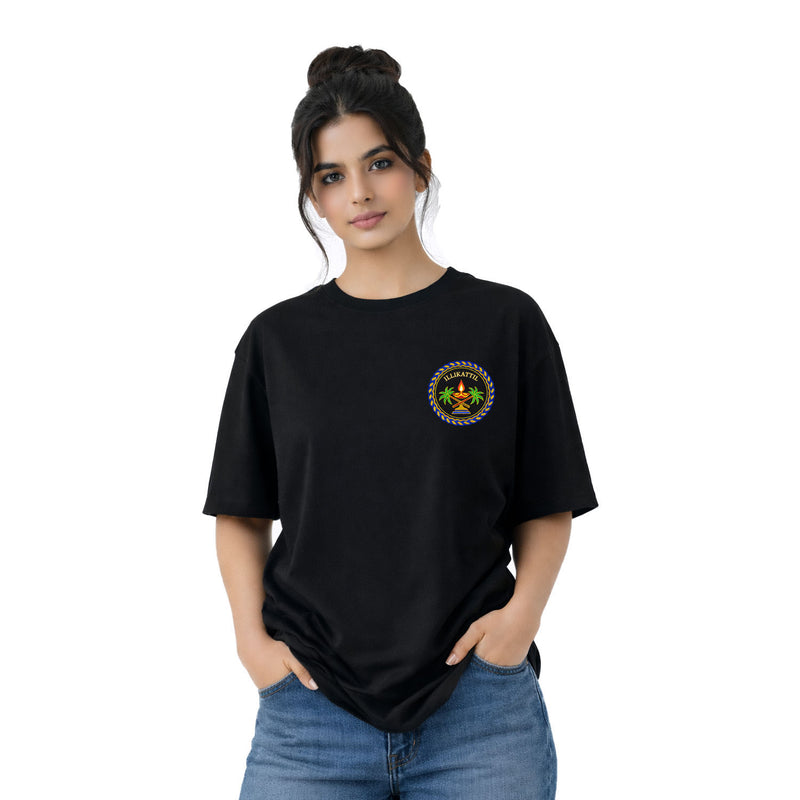 BestyPop Women’s Oversized Graphic Print T-Shirt - 225 GSM