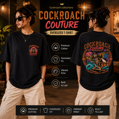 BestyPop Women’s Oversized T-Shirt - Cockroach Couture